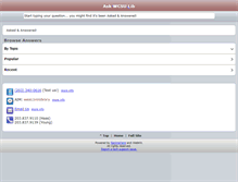 Tablet Screenshot of libanswers.wcsu.edu
